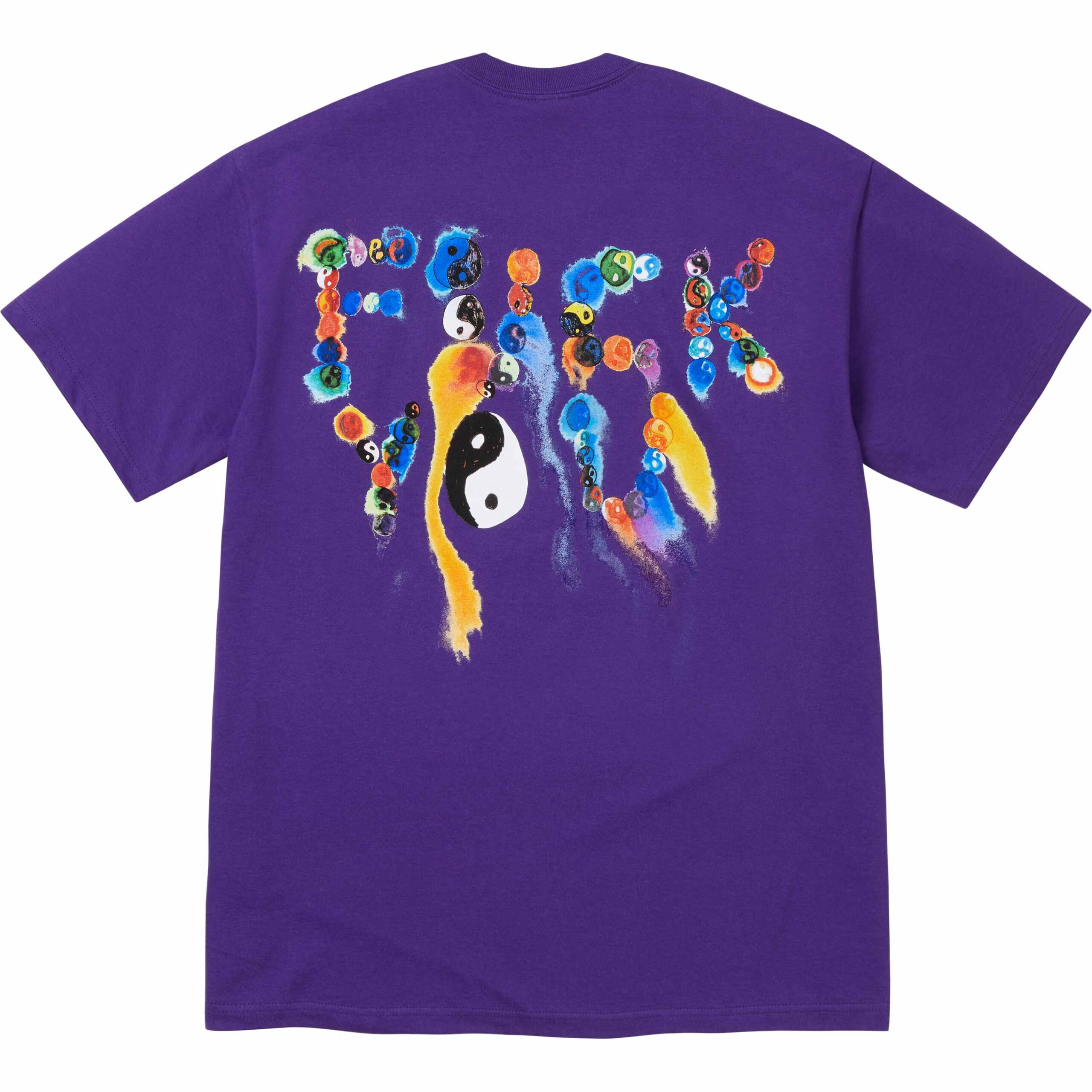 Joe Roberts x Supreme 'Ying Yang' Tee Purple