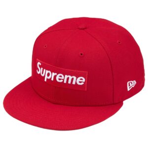 Supreme 'Rings' Box Logo New Era Red